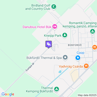 Hunguest Bük a térképen