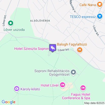 Hotel Szieszta a trkpen