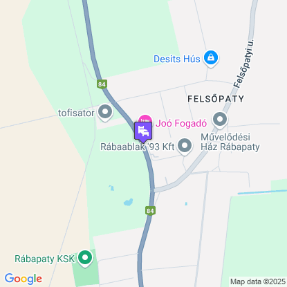 Joó Fogadó Wellness Panzió a térképen